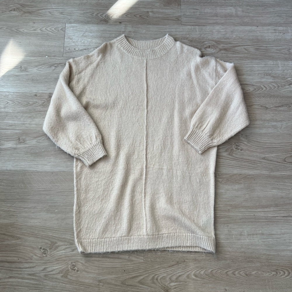 Asos beige sweater dress